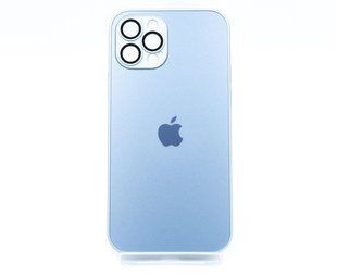 Чохол TPU+Glass sapphire matte case для iPhone 12 Pro sierra blue