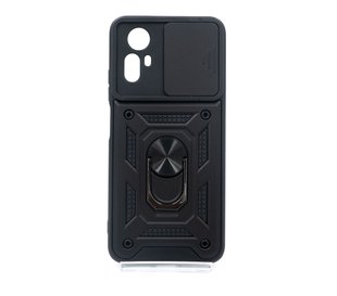 Чохол Camshield Serge Ring для Xiaomi Redmi Note 12S black протиударний шторка/захист камери