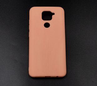 Силіконовий чохол Soft Feel для Xiaomi Redmi Note 9/Redmi 10X rose gold Candy