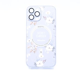 TPU+PC чохол Secret Garden with MagSafe для iPhone 12 Pro Max lilac