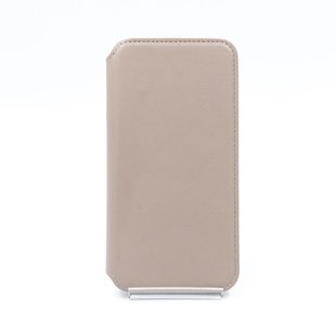 Чoхол книжка Leather Folio для iPhone XS Max Taupe