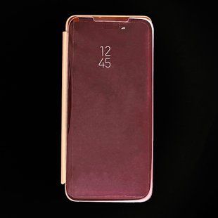 Чохол книжка Clear View для Samsung M51 rose gold