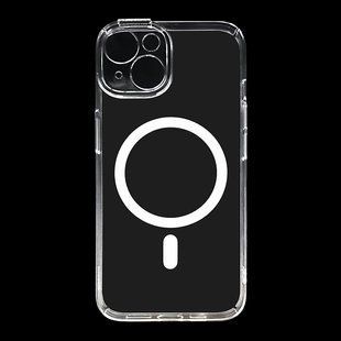 Силіконовий чохол Baseus Crystal Magnetic case для iPhone 14 clear Full Camera