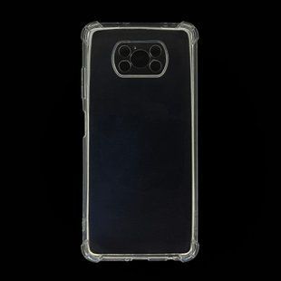 Силіконовий чохол Clear WXD HQ для Xiaomi Poco X3/Poco X3 Pro 0.8mm протиударний