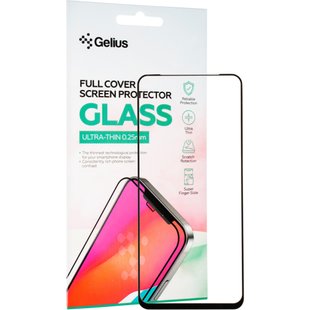 Захисне скло Gelius Full cover Ultra Thin для Xiaomi Redmi Note 11 black 0.25mm