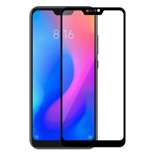 Защитное 2.5D стекло Full Glue для Xiaomi MiA2 Lite f/s black