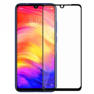 Защитное 2.5D стекло Full Glue для Xiaomi Redmi Note 7 f/s black (пов.) GOpt