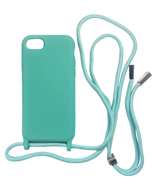 Силіконовий чохол WAVE Lanyard для iPhone 7/8 mint (TPU)