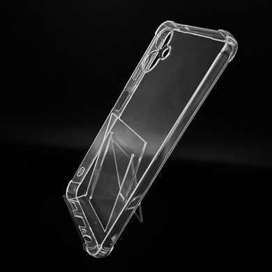 Чохол (TPU) Getman Ease logo для Samsung A06 clear з посиленими кутами Full Camera