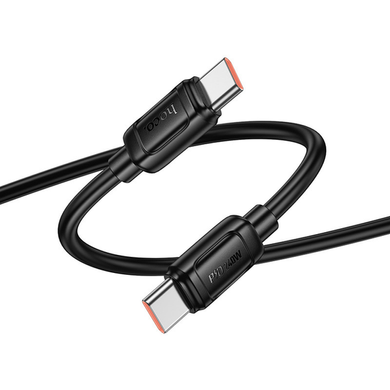 Кабель Hoco X115 Type-C to Type-C 240W 1m black