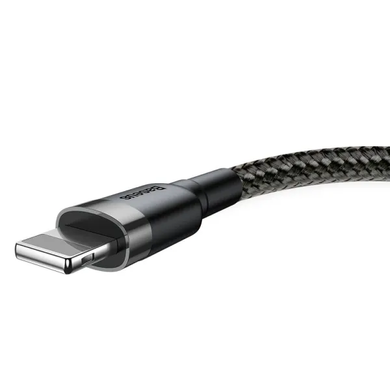 USB кабель Baseus Cafule CALKLF-C Lightning 1.5A/2m grey-black G1