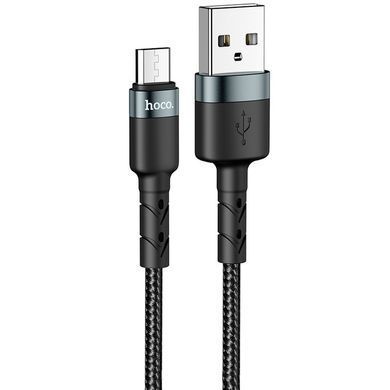 USB кабель Hoco DU46 Charging data cable Micro 1m black