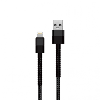 USB кабель Walker C700 Lightning 2.4A 1m black