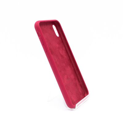 Силіконовий чохол Full Cover для iPhone XS Max rose red