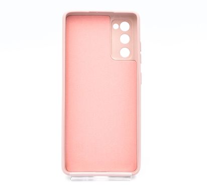 Силиконовый чехол Full Cover для Samsung S20 FE pink sand Full Camera без logo