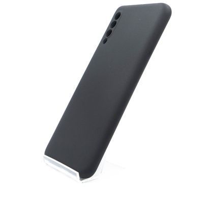 Силіконовий чохол SMTT для Samsung A50/A50s/A30s black Full Camera з мікрофіброю