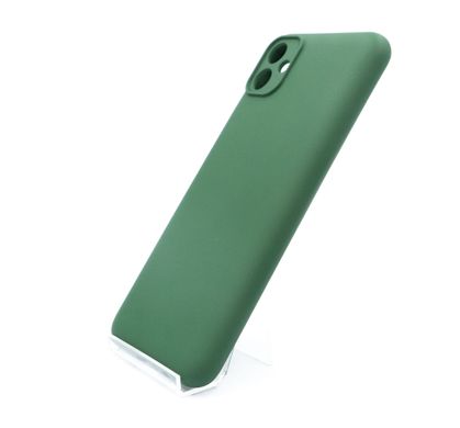 Силіконовий чохол Full Cover для Samsung A04E dark green Full Camera без logo