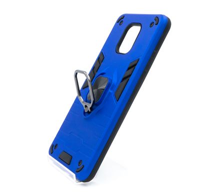 Чохол SP Transformer Ring for Magnet для Xiaomi Redmi Note 9S blue протиударний