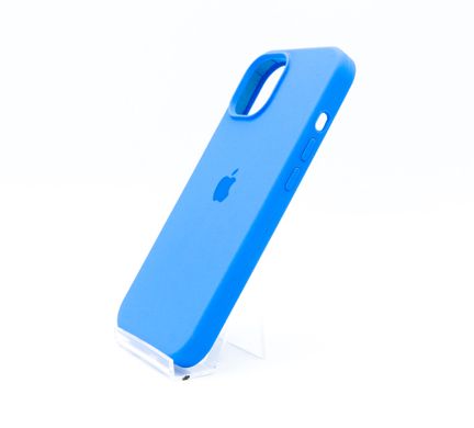 Силіконовий чохол Full Cover для iPhone 15 new lake blue (capri blue)