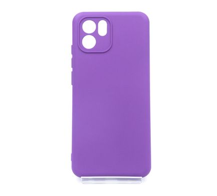 Силіконовий чохол Full Cover для Xiaomi Redmi A1/A2 violet Full Camera без logo