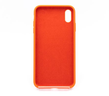Силіконовий чохол Full Cover для iPhone XS Max electric orange