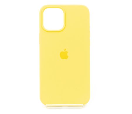 Силіконовий чохол Full Cover для iPhone 12 Pro Max canary yellow