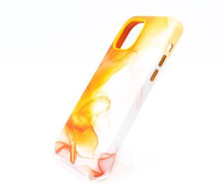 Чохол шкіряний Figura Series Case with MagSafe для iPhone 12/12 Pro orange