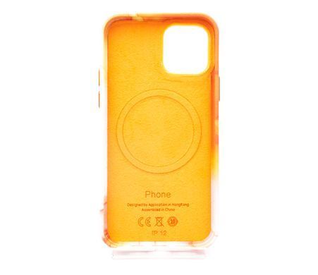 Чохол шкіряний Figura Series Case with MagSafe для iPhone 12/12 Pro orange