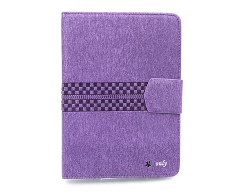 Чохол-книжка на планшет універсальний 7-8" Only з тисненням violet