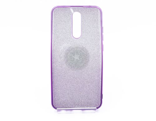Силіконовий чохол SP Shine для Xiaomi Redmi 8/8A violet ring for magnet