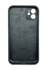 Силіконовий чохол Full Cover Square для iPhone 11 dark gray Full Camera