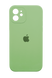Силіконовий чохол Full Cover для iPhone 12 mint Full Camera