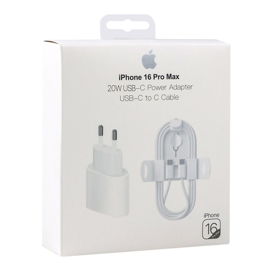 Мережевий зарядний пристрій Apple iPhone 16 Pro Max PD 20W Type-C