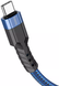 USB кабель Hoco U110 charging data cable Type-C/2,4A/1,2m blue