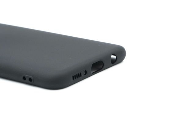Силіконовий чохол SMTT для Samsung A50/A50s/A30s black Full Camera з мікрофіброю