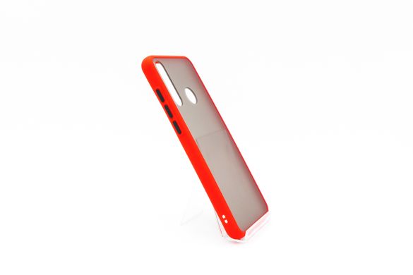 Чохол 2 в 1 Matte Color для Huawei Y6p 2020 (TPU) red/black