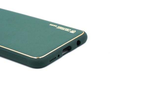 Чохол шкіра Xshield для Samsung A50/A50s/A30s army green