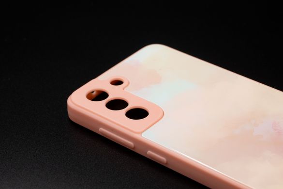 Чохол Marble Clouds для Samsung S21 FE pink sand
