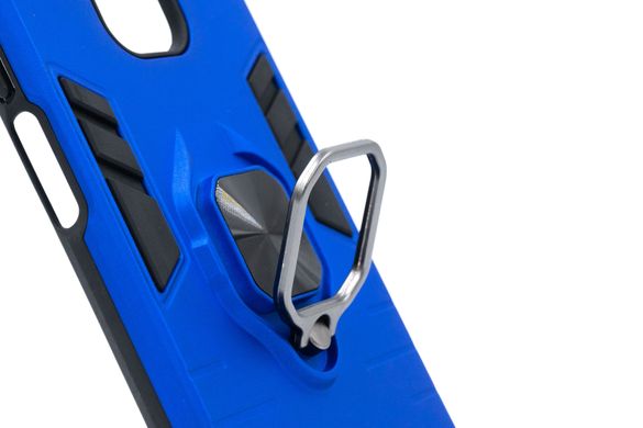 Чохол SP Transformer Ring for Magnet для Xiaomi Redmi Note 9S blue протиударний