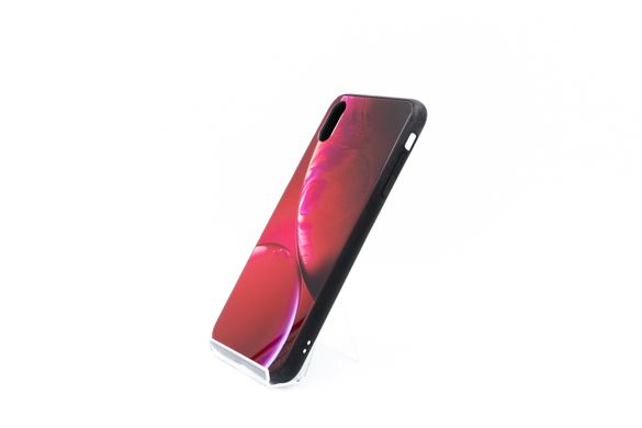 Накладка Glass Case New Planets для Iphone XS Max red