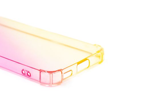 Силиконовый чехол WAVE Shine для Samsung S22 pink/yellow