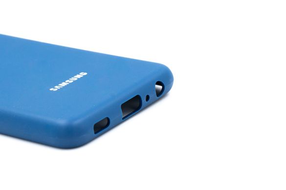 Силіконовий чохол Full Cover для Samsung A22 4G/M32 4G navy blue Full Camera
