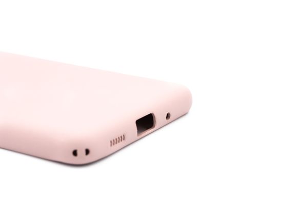 Силиконовый чехол Full Cover для Samsung S20 FE pink sand Full Camera без logo