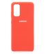 Силиконовый чехол Silicone Cover для Samsung S20 red