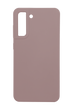 Силіконовий чохол Fibra для Samsung S21 FE pink sand