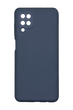 Силиконовый чехол Full Cover Lakshmi для Samsung A12 midnight blue (AAA) Full Camera без logo
