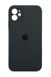 Силіконовий чохол Full Cover Square для iPhone 11 dark gray Full Camera