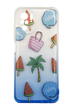 Силіконовий чохол WAVE Sweet&Asid Case для Xiaomi Redmi Note 10/Note 10S white/blue/palm