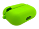 Чохол for AirPods Pro силіконовий neon green з мікрофіброю