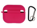 Чохол for AirPods Pro 3 силіконовий barble pink з мікрофіброю
